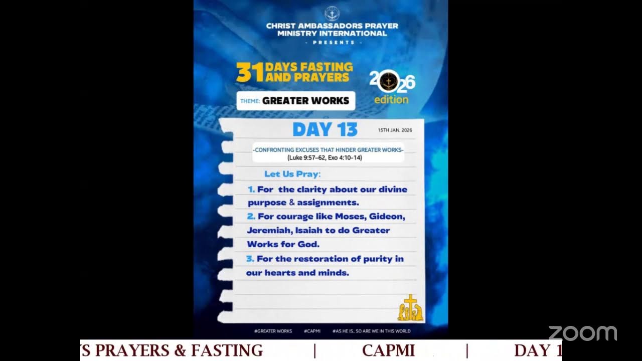 DAY 13 NIGHT SESSION OF 31 DAYS P&F