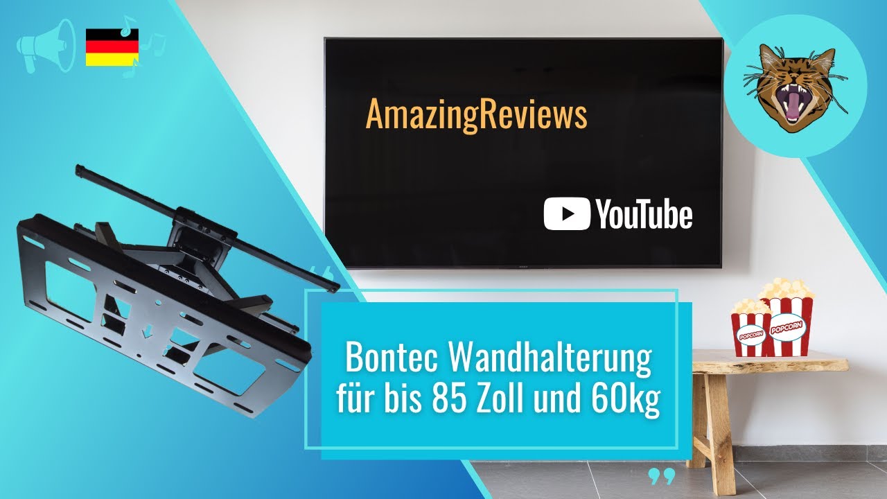 BONTEC Wandhalterung im Review  - Lohnt sie sich? Unboxing, Aufbau, Montage, Vor- und Nachteile 🧱