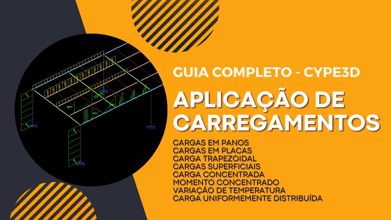 Como lançar cargas no Cype3D | Guia completo