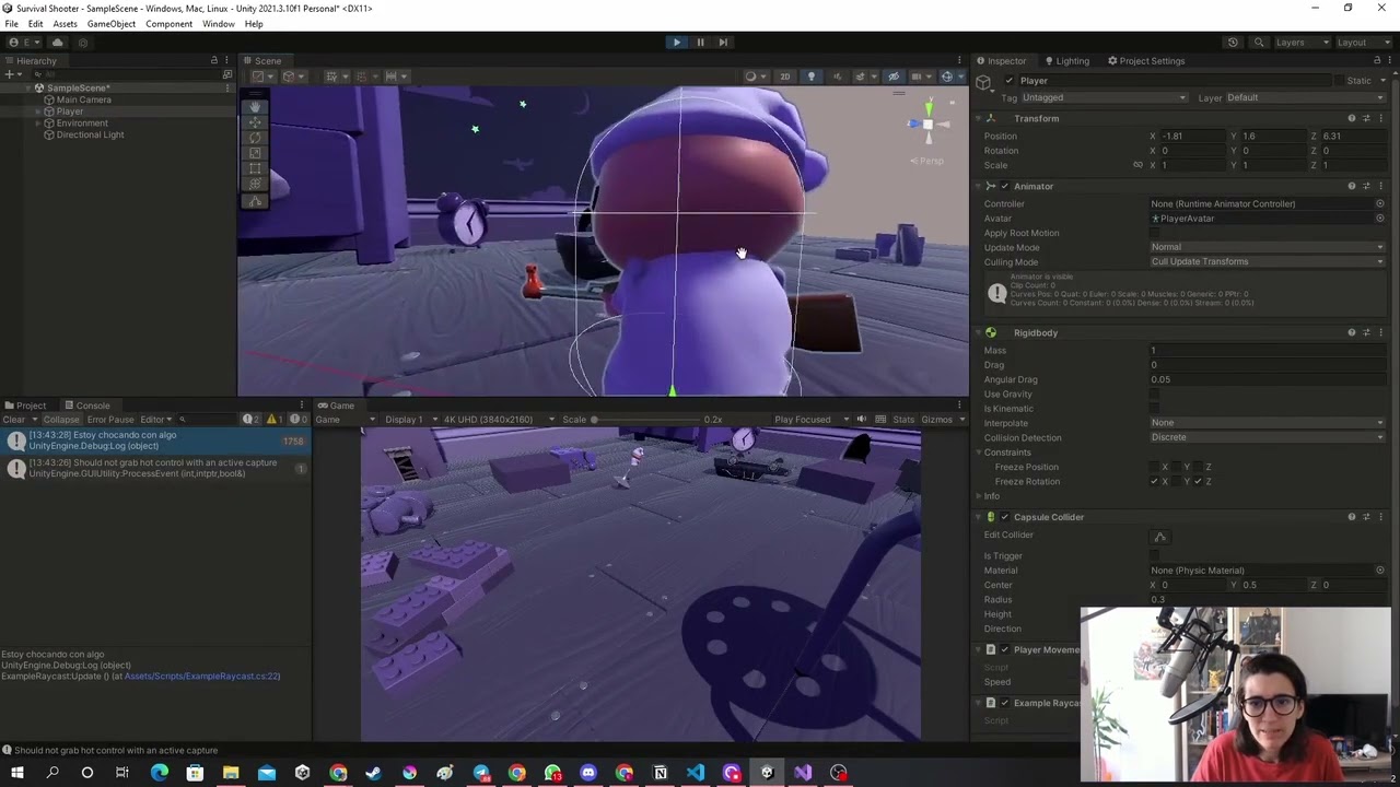 50  Survival shooter  raycasts - Curso Unity - OpenBootcamp