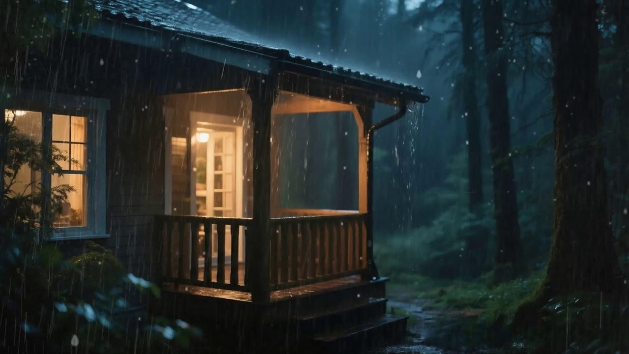 Super Heavy Rain To Sleep Immediately - Night Rain for Sleep Deep