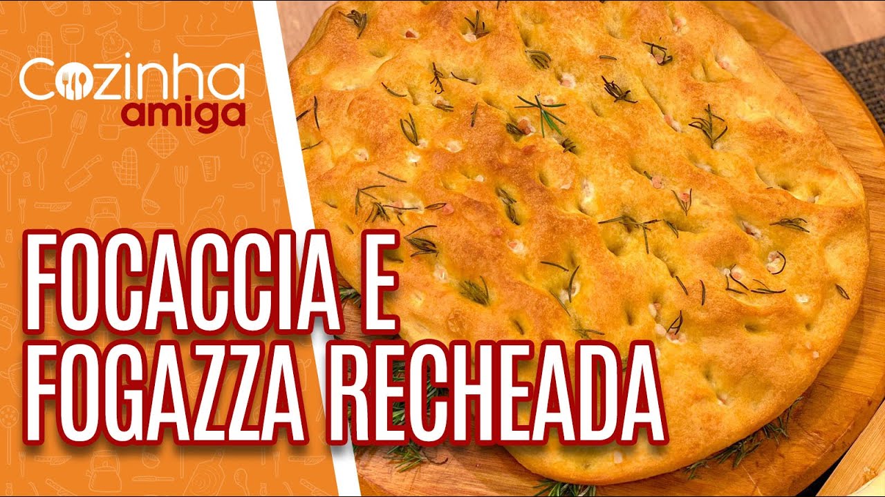 Focaccia, fogazza recheada e azeite saborizado- Beto Almeida | Cozinha Amiga (06/04/21)