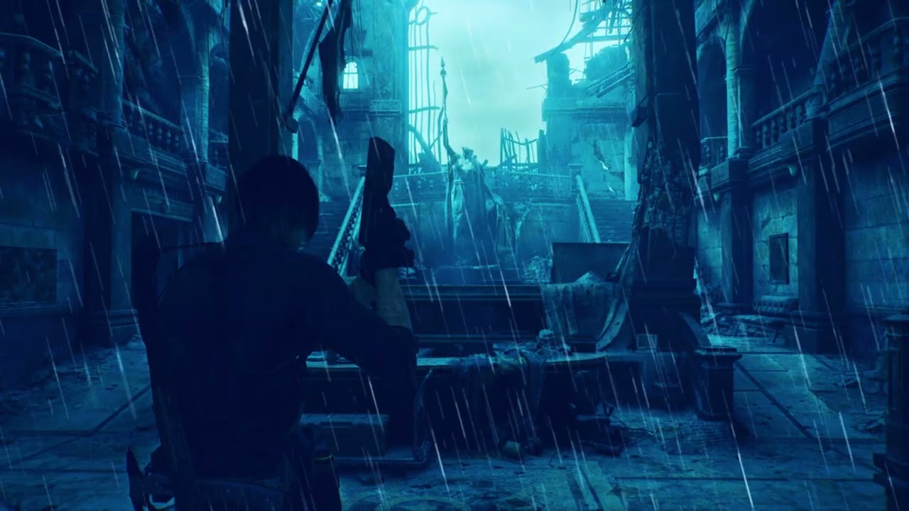 Memories (Slowed + Reverb) | Resident Evil Requiem | Rain & Thunder | Ambient and Relaxing