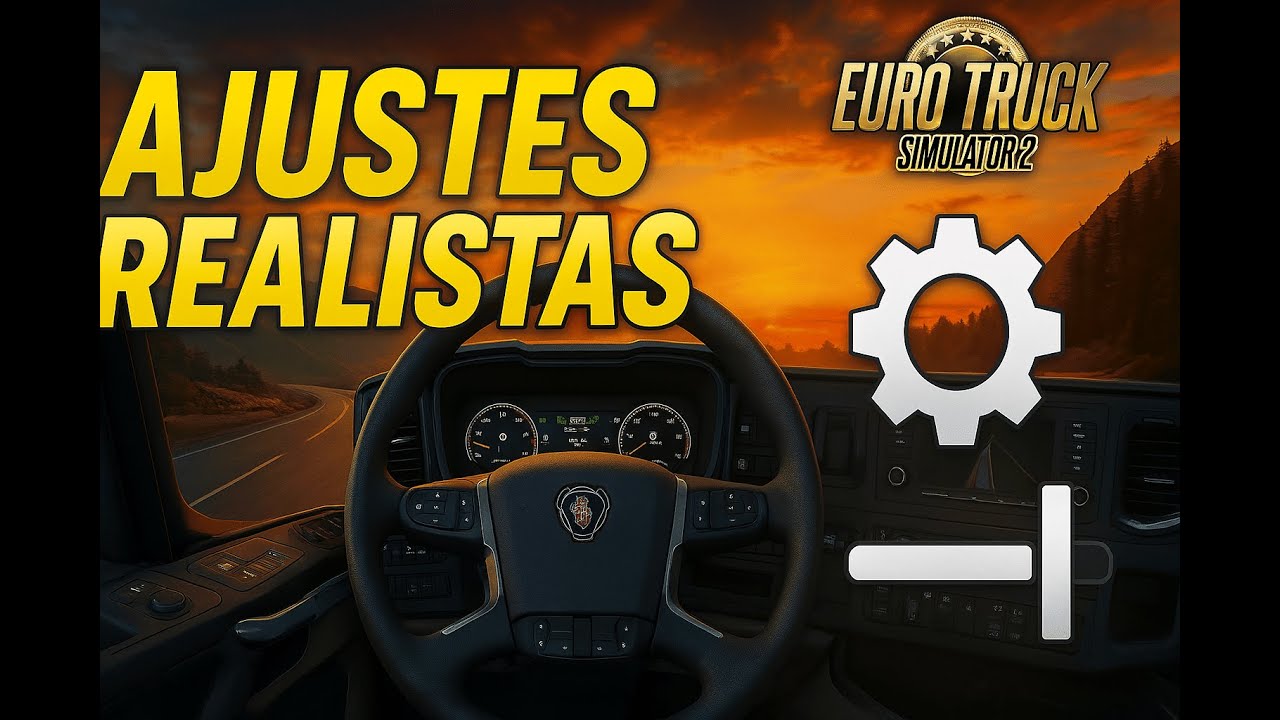 Cómo configurar los CONTROLES REALISTAS en ETS2 2025 🛠️ | Volante, freno, fuerza y simulación PRO