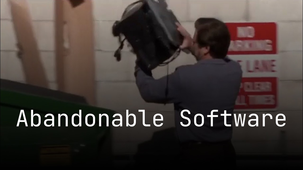 Abandonable Software: Personal + Local First Software