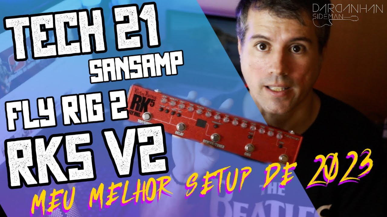 Tech 21 Sansamp Rk5 v2 Fly Rig - Ritchie Kotzen signature meu melhor setup de guitarra em 2023