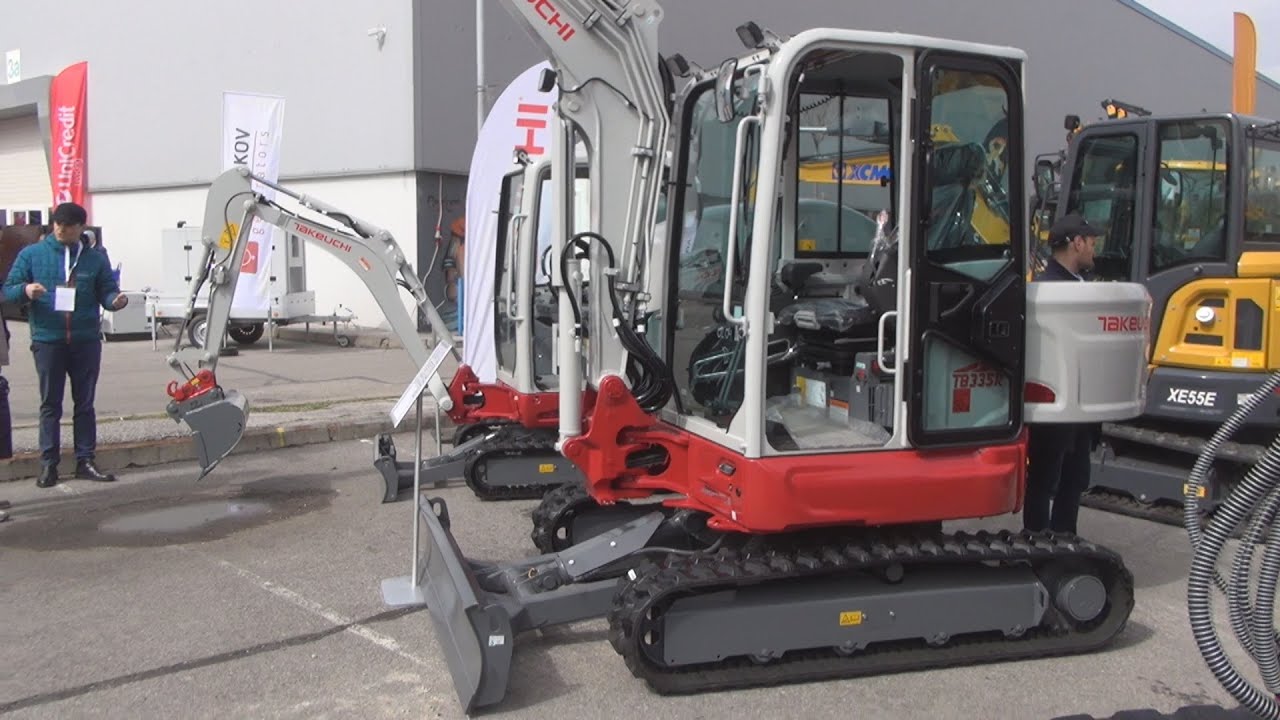 Takeuchi TB335R Compact Excavator (2023) Exterior and Interior