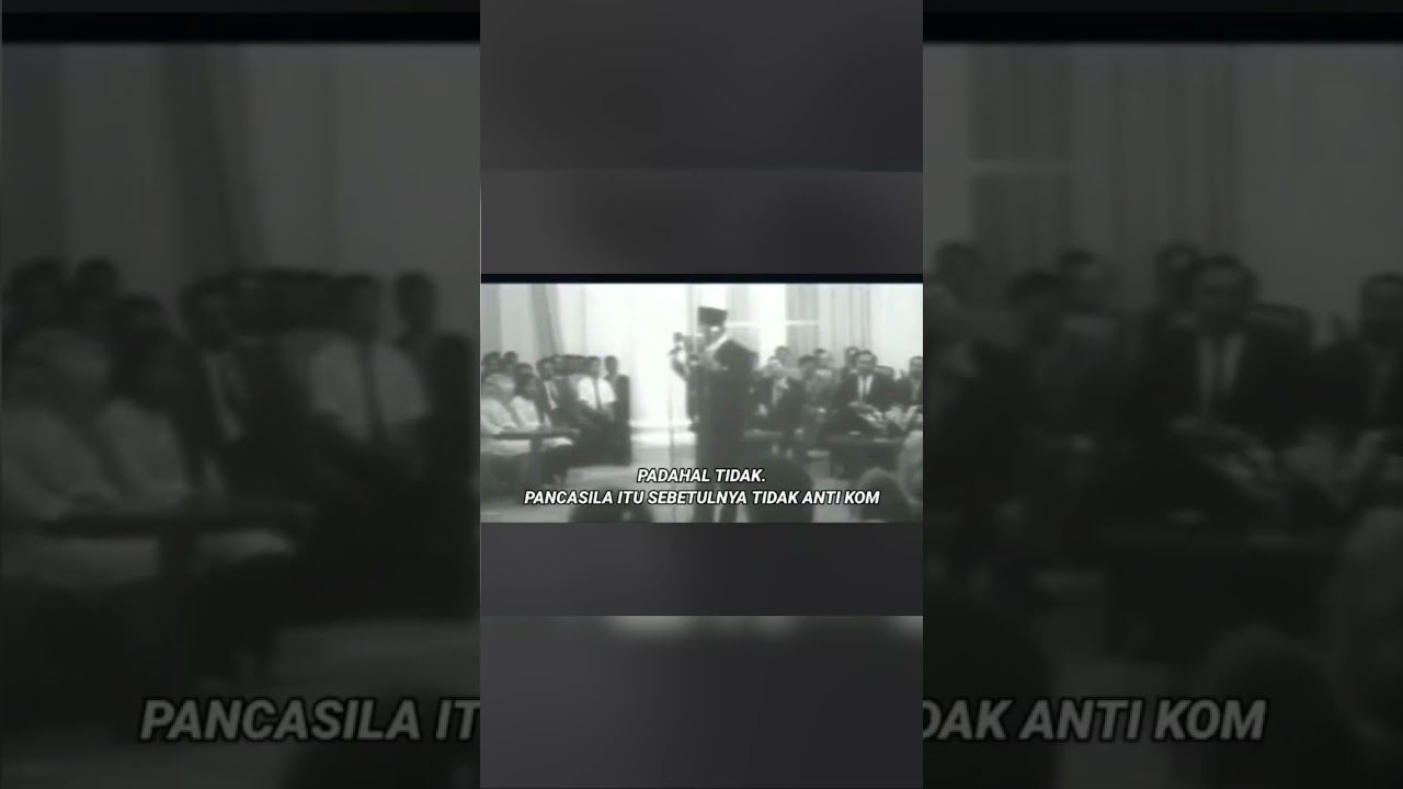 Pidato Blunder Bung Karno: Pancasila itu sebetulnya tidak anti komunis