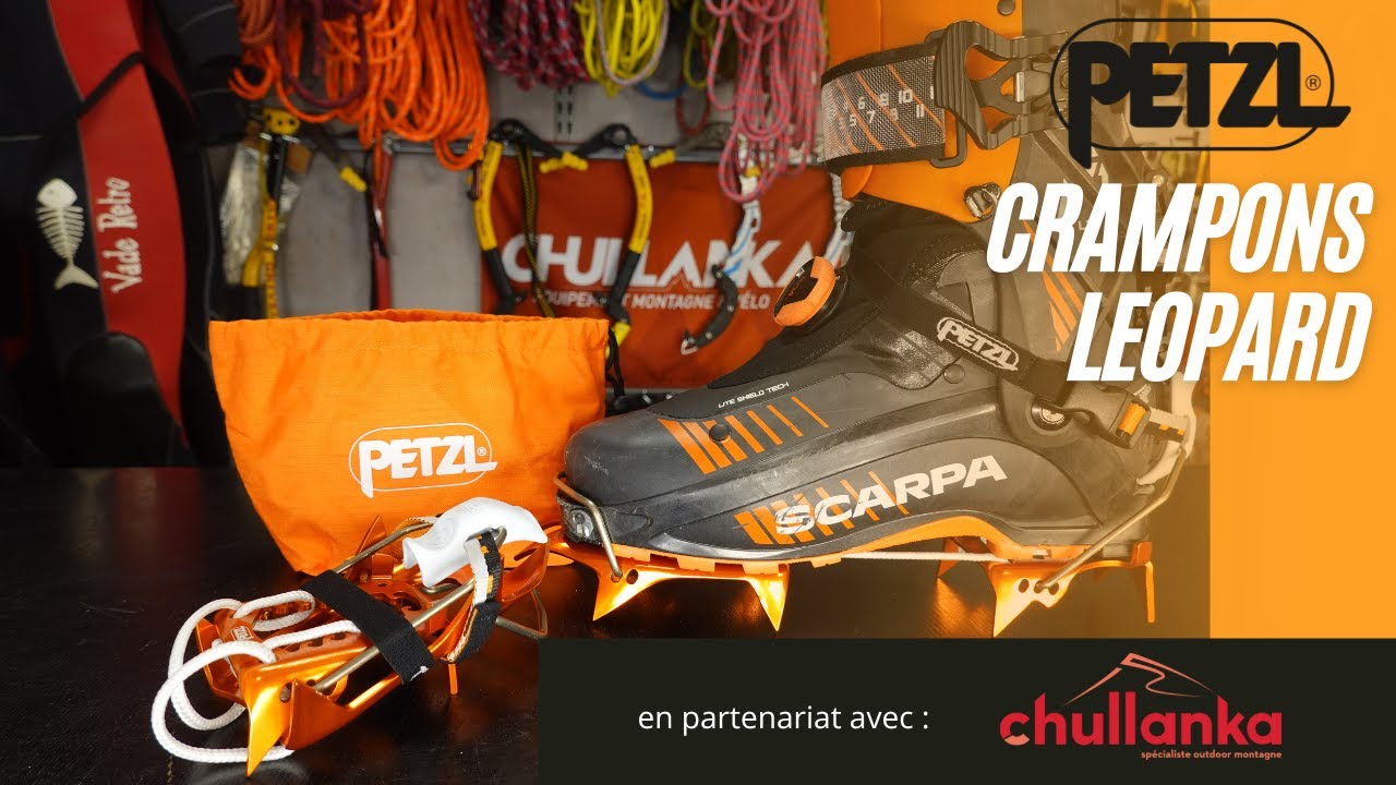 PETZL LEOPOARD des crampons ultra light