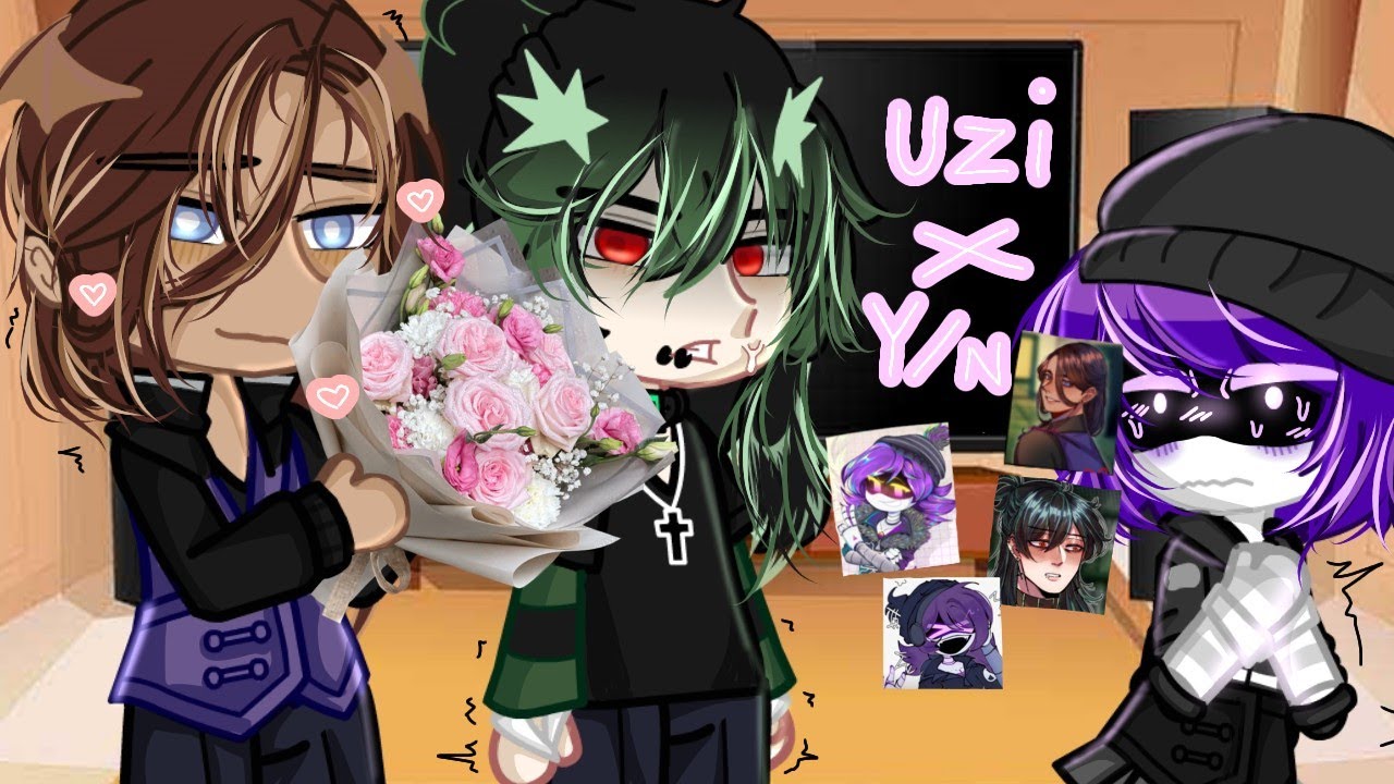THEKiD af THE. BACK  to. MURDER💀DRONES. Y/N(Uzi). 💜💥Cyn+N❤️
