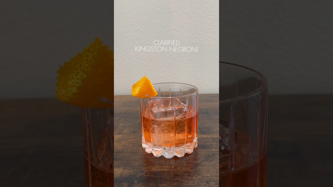 Clarified Kingston Negroni 