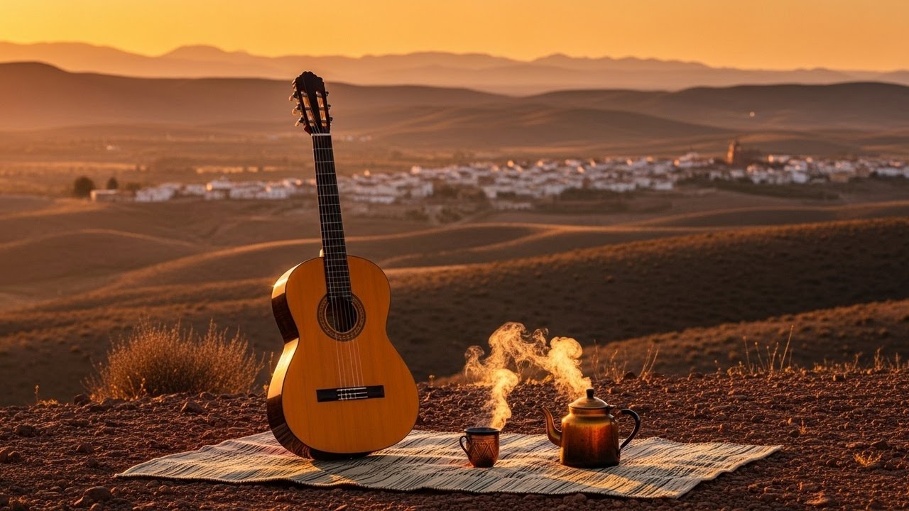 Spanish Guitar & Oud - Beautiful Flamenco Rumba Instrumental Supporting Soft Calm Space