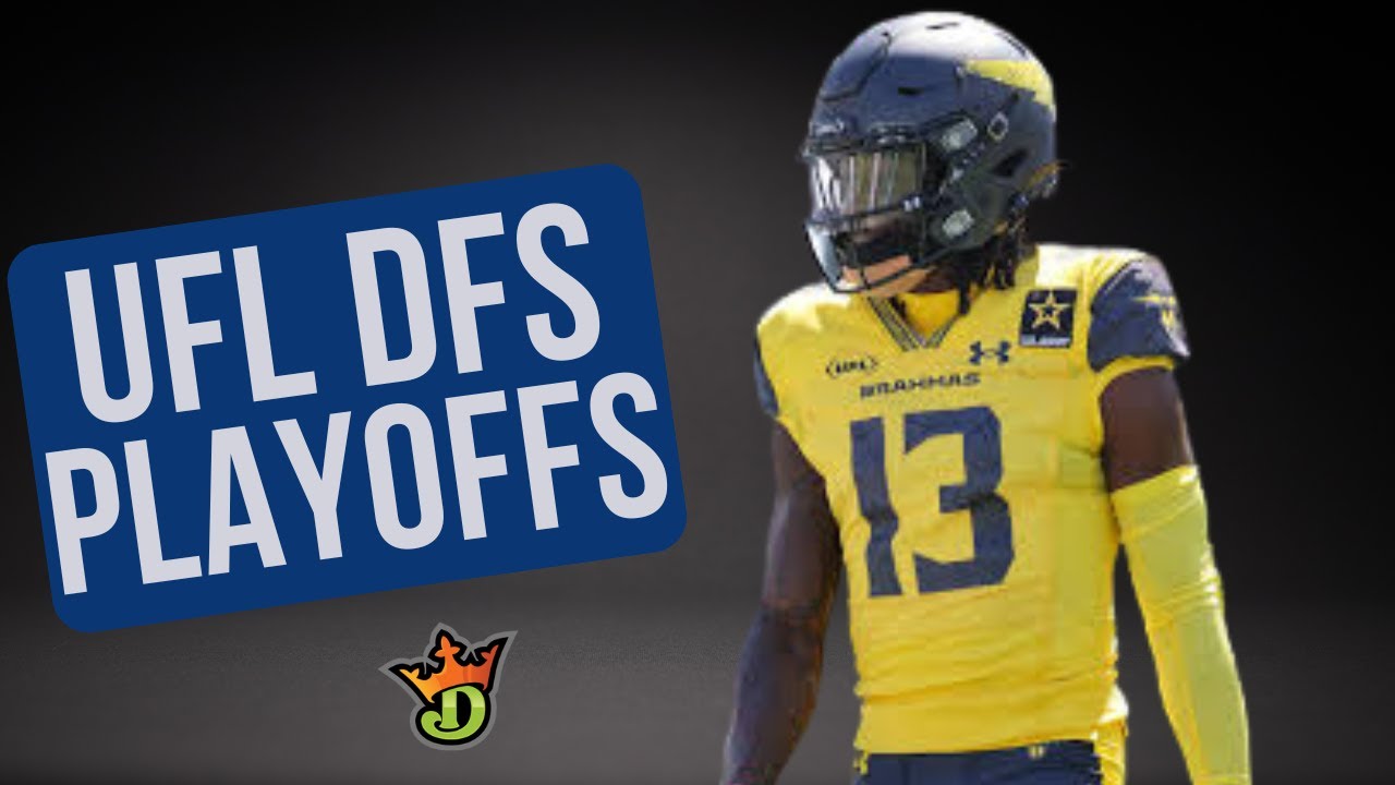 UFL DFS Playoff Picks | DraftKings