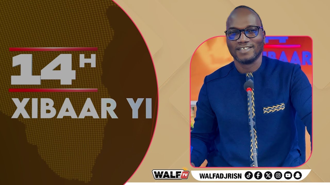 Xibaar Yi 14 h du lundi 02 fevrier 2026 sur Walf TV