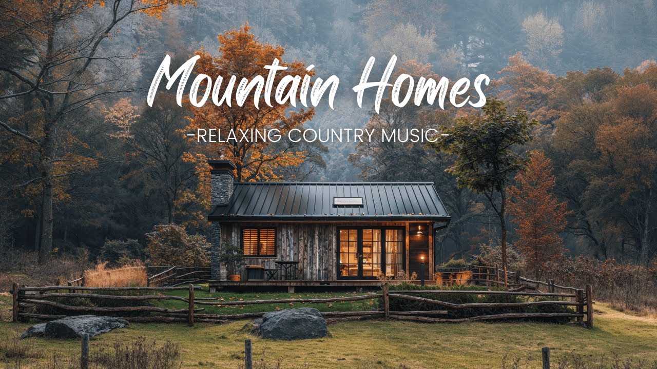 Mountain Homes in Peace | Relaxing Country Music