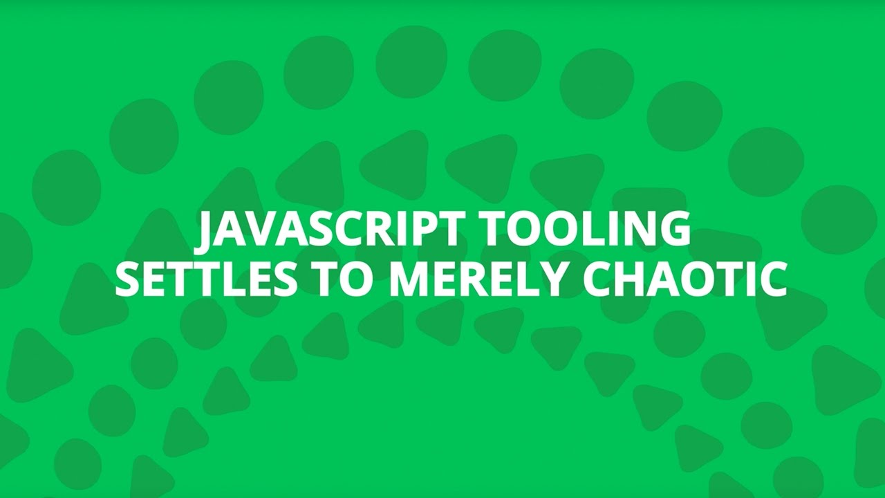JavaScript Tooling Settles to Merely Chaotic  |  Tech Radar Nov '15