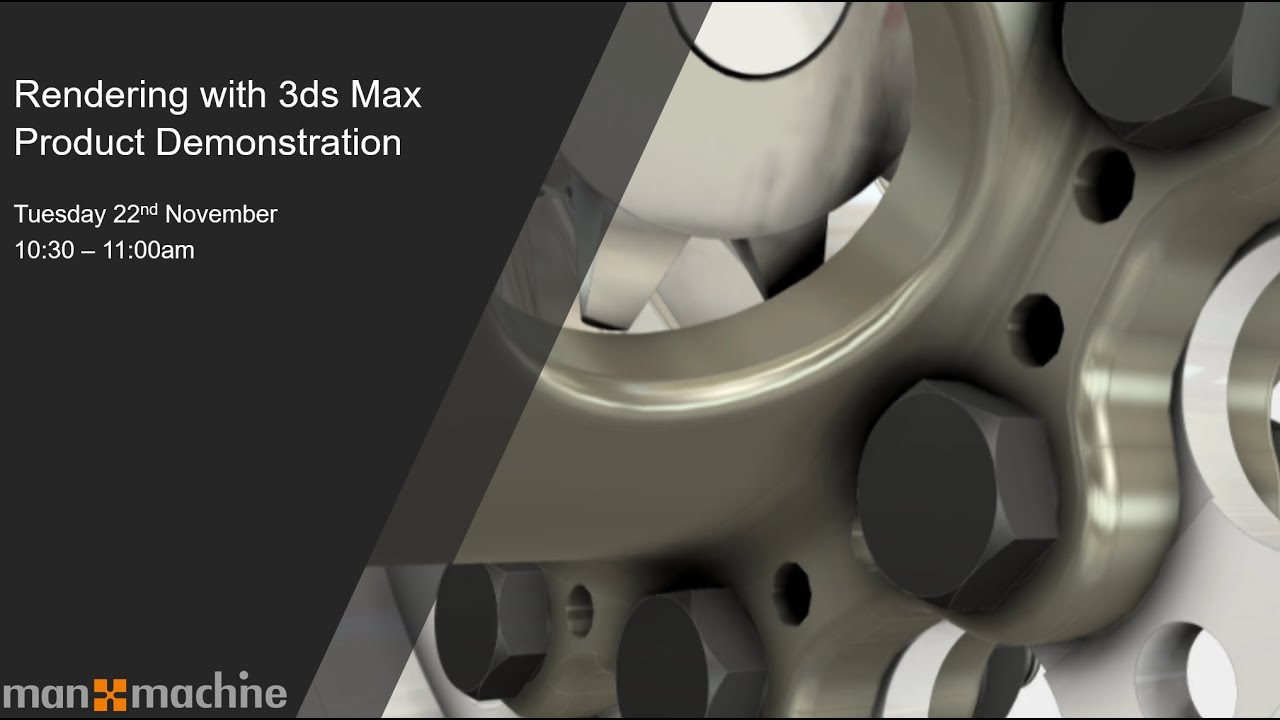 Rendering Inventor Models with 3ds Max Product Demonstration Recording