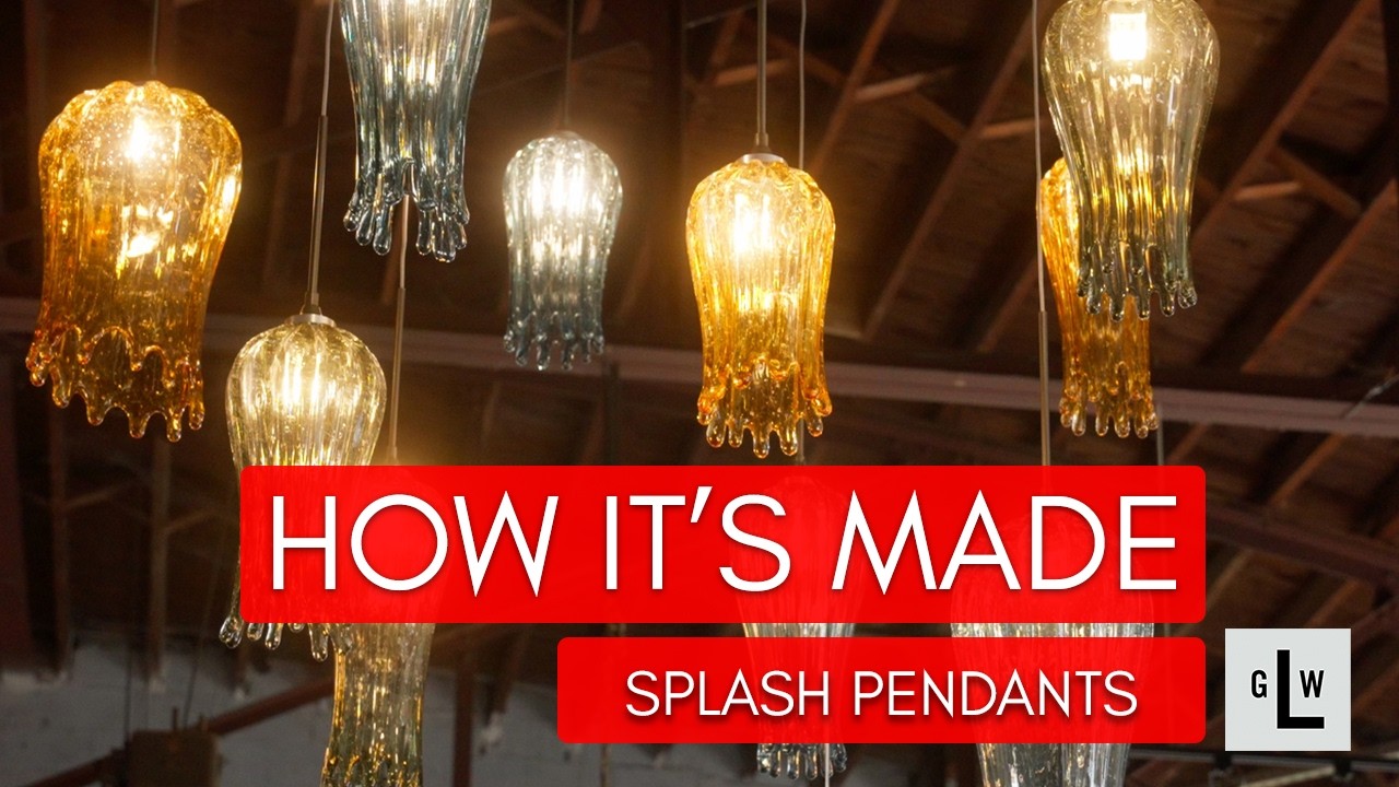 Making Our Newest Unique Lighting Pendants | The Splash Pendants