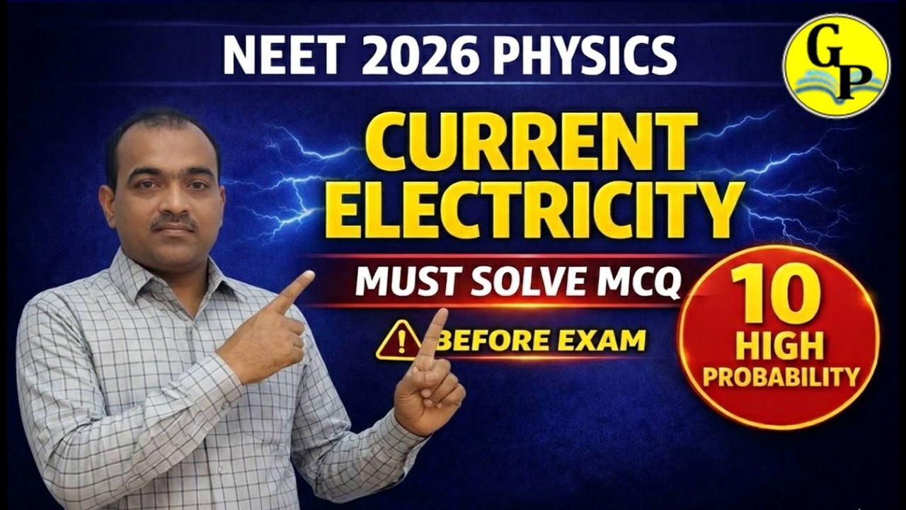 Current Electricity | 10 Most Repeated MCQs | NEET 2026 Physics | Full Discussion (Bangla))