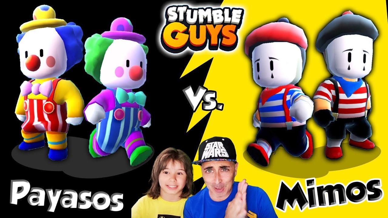 PAYASOS vs. MIMOS a por 3 VICTORIAS!! Los Polo en Stumble Guys !!