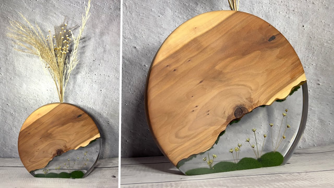 Epoxy Resin Vase - Wood and Resin DIY