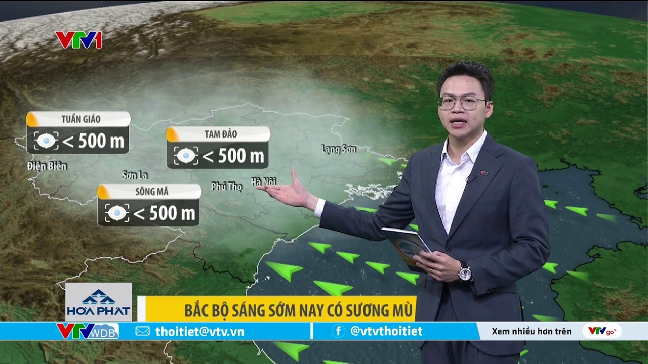 Dự báo thời tiết 6h15 - 06/02/2026 | Bắc Bộ sáng sớm nay có sương mù | VTVWDB