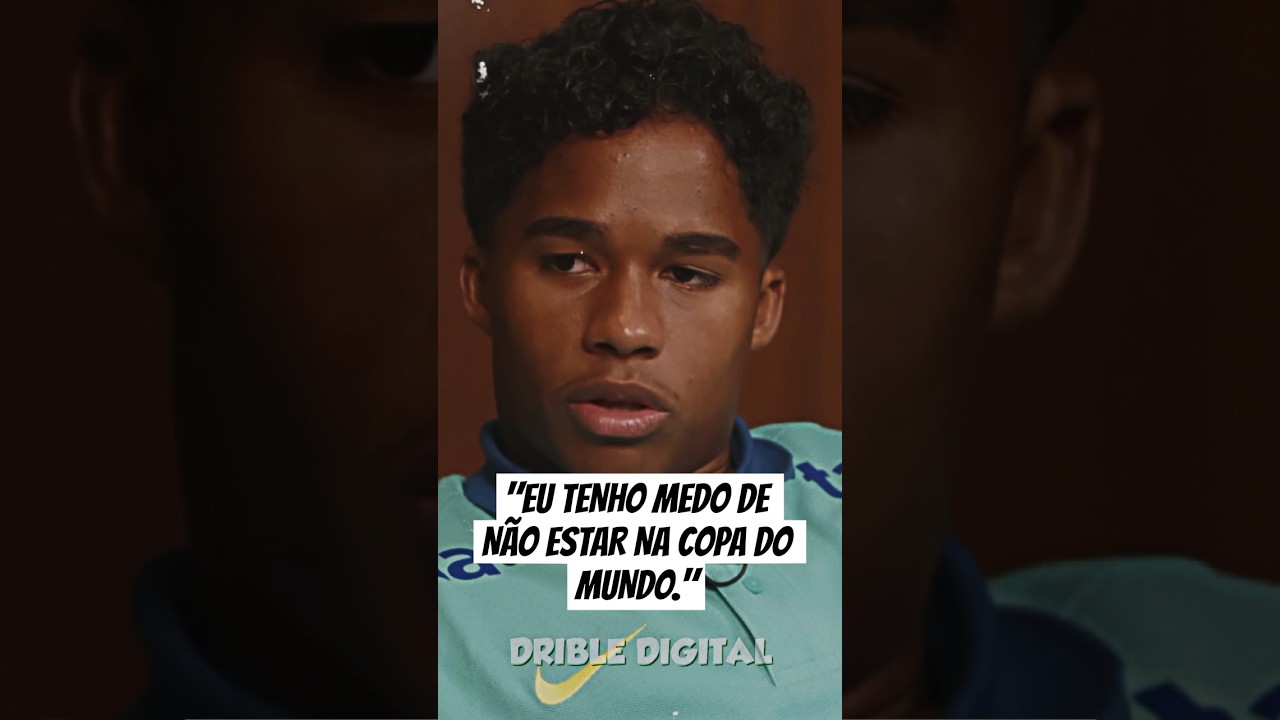 Endrick fala sobre a sele&ccedil;&atilde;o brasileira 👏🏼#endrick #realmadrid #selecaobrasileira