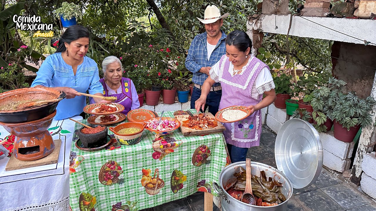 Así Empezamos el Festejo del Día de las Madres Barbacoa de Puerco