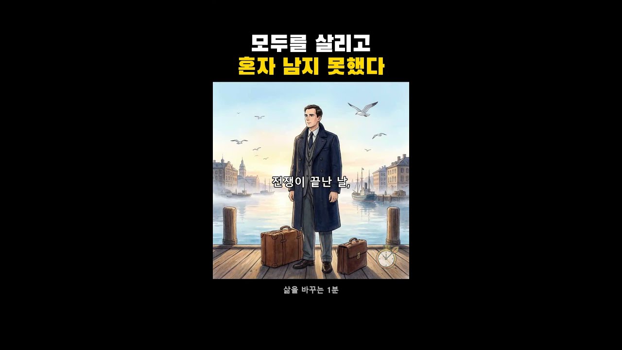 10만 명 살리고 혼자 사라진 남자🕊️ #Shorts