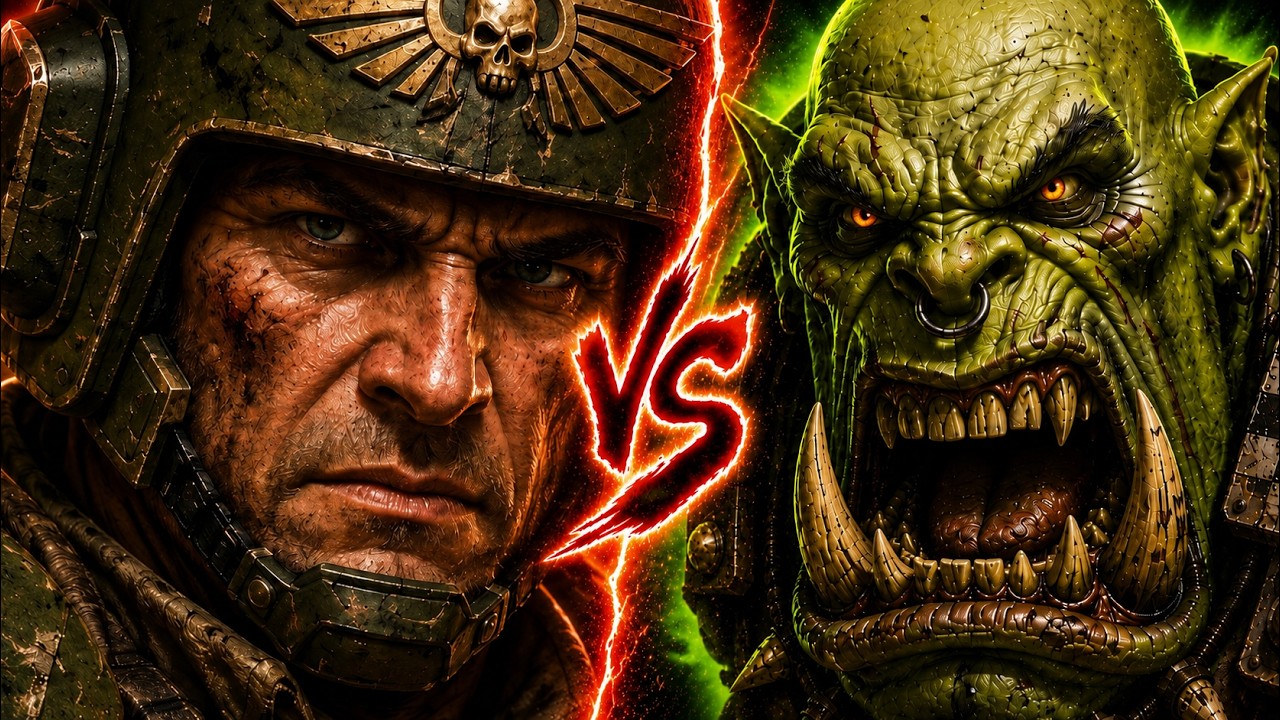 Первый Орк который правильно отыгрывает на Орках. Warhammer Dawn of War.