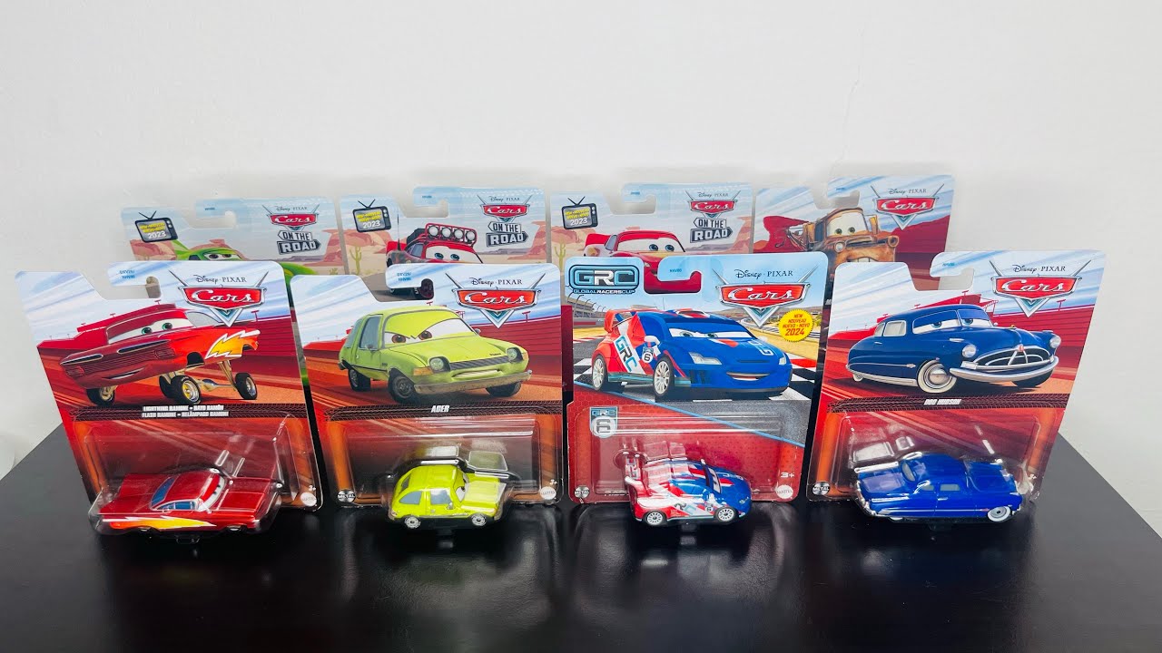 Mattel Disney cars 2025 case S with Acer, Lightning Ramone & GRC Raoul