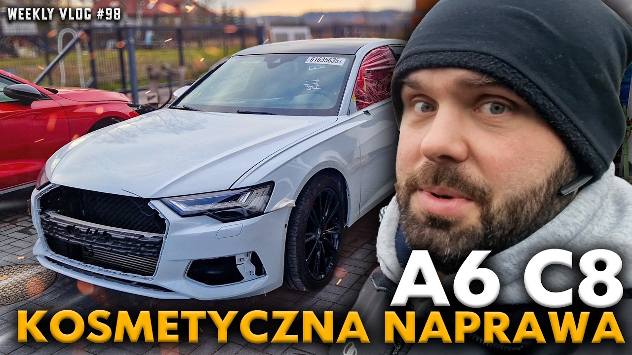 WEEKLY VLOG #98 A6 C8 - ODBUDOWA, MATRIXY HD, RS3 8Y - ODBIOR OD BLACHARZA, S3 8Y - DEMONTAZ SILNIKA