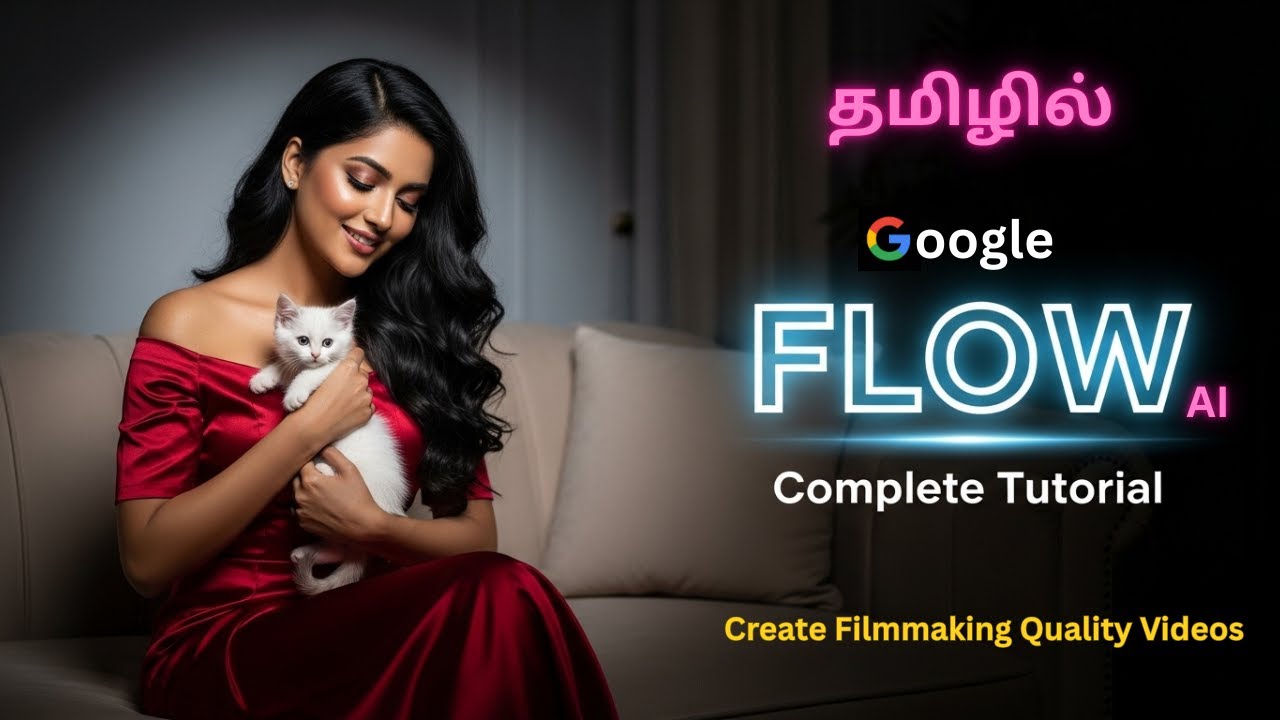 Flow AI Tamil Tutorial 🎬 | Cinematic Video Creation | Text-to-Video & Image-to-Video|தமிழ் Tutorial