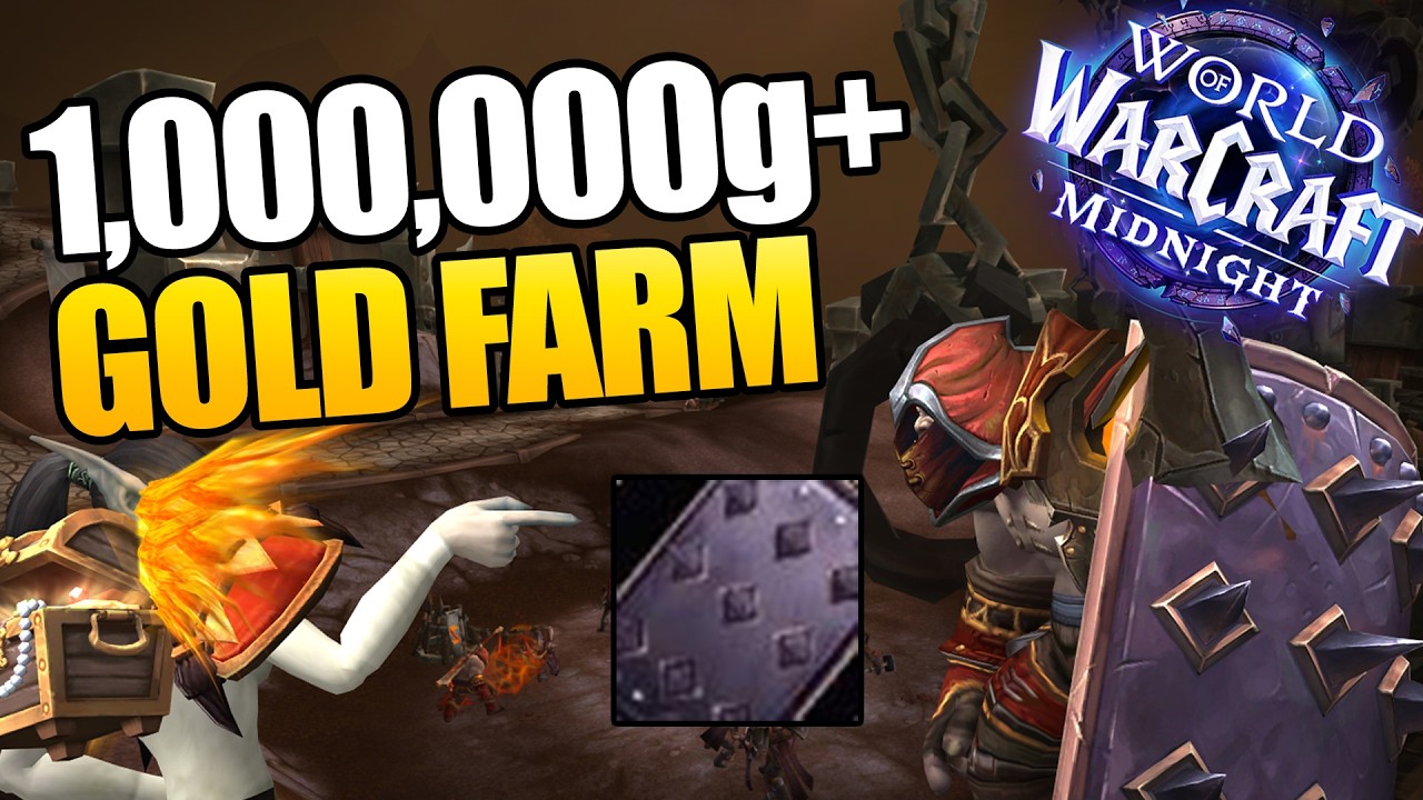 EASY 1 MILLION GOLD SOLO FARM - Midnight WoW Gold Making