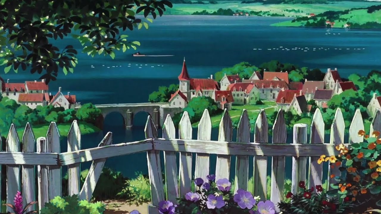 海の見える街 A town with an ocean view 바다가 보이는 마을 (from'Kiki's delivery service) [Whistling]