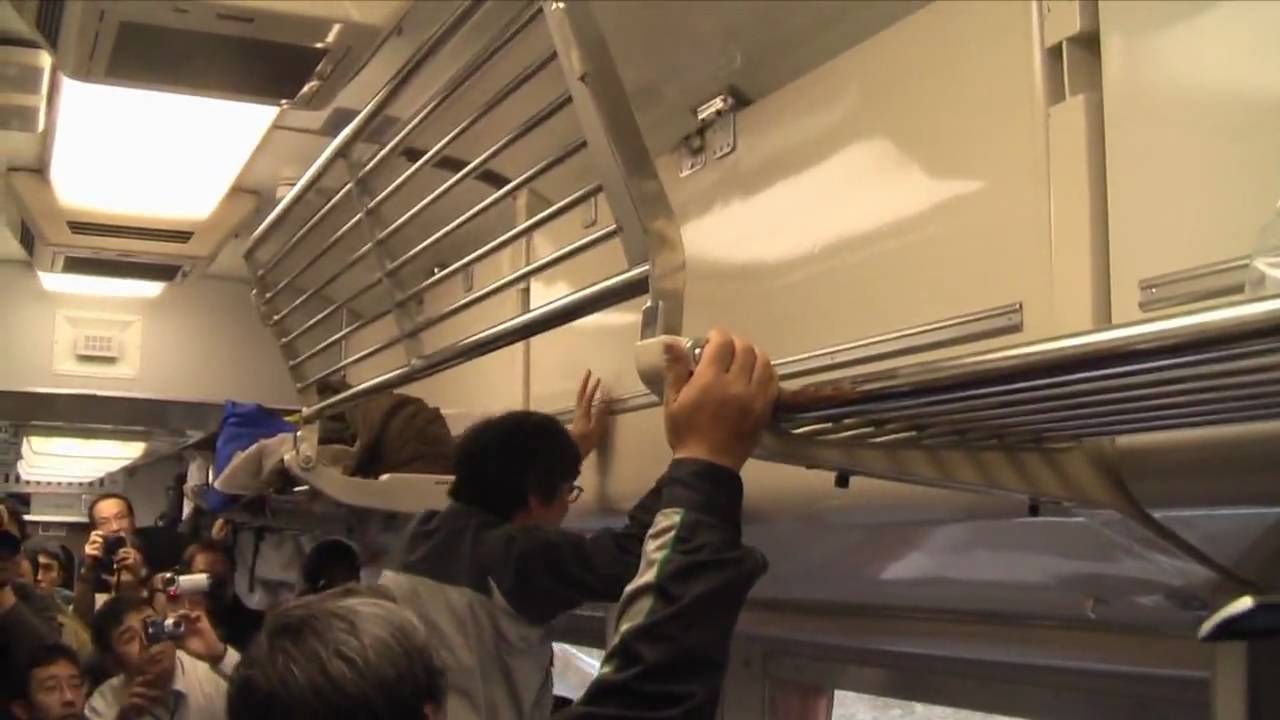 583系寝台電車座席＜＞寝台転換作業（団体列車「犬吠号」）_HD