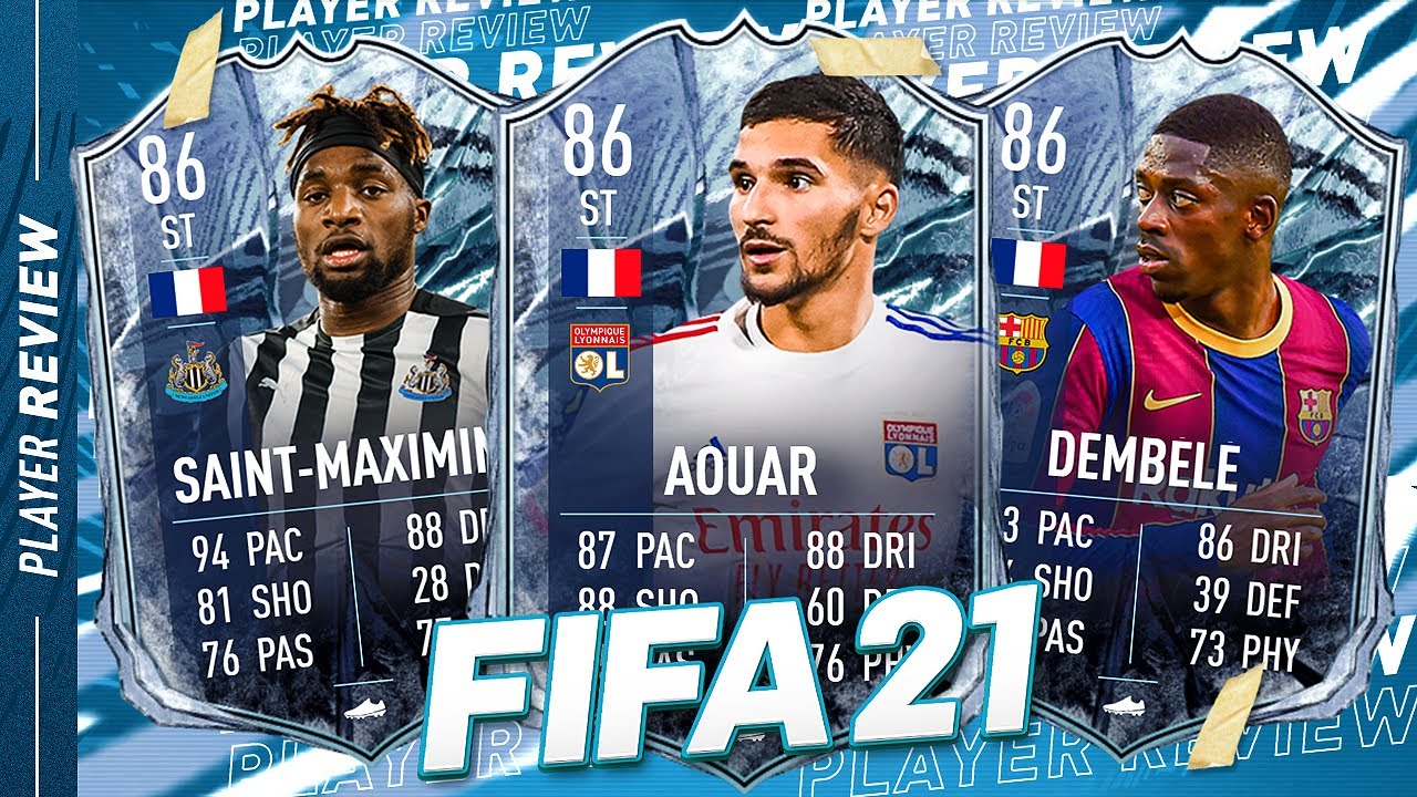 I SPENT 2.8 MILLION!!! 86 FREEZE DEMBELE, SAINT MAXIMIN & AOUAR PLAYER REVIEW FIFA 21 Ultimate Team
