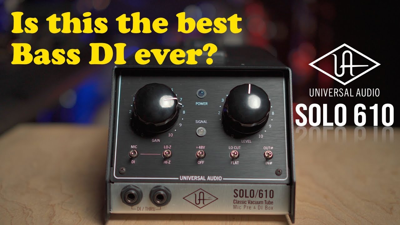 Universal Audio Solo 610 preamp and D.I