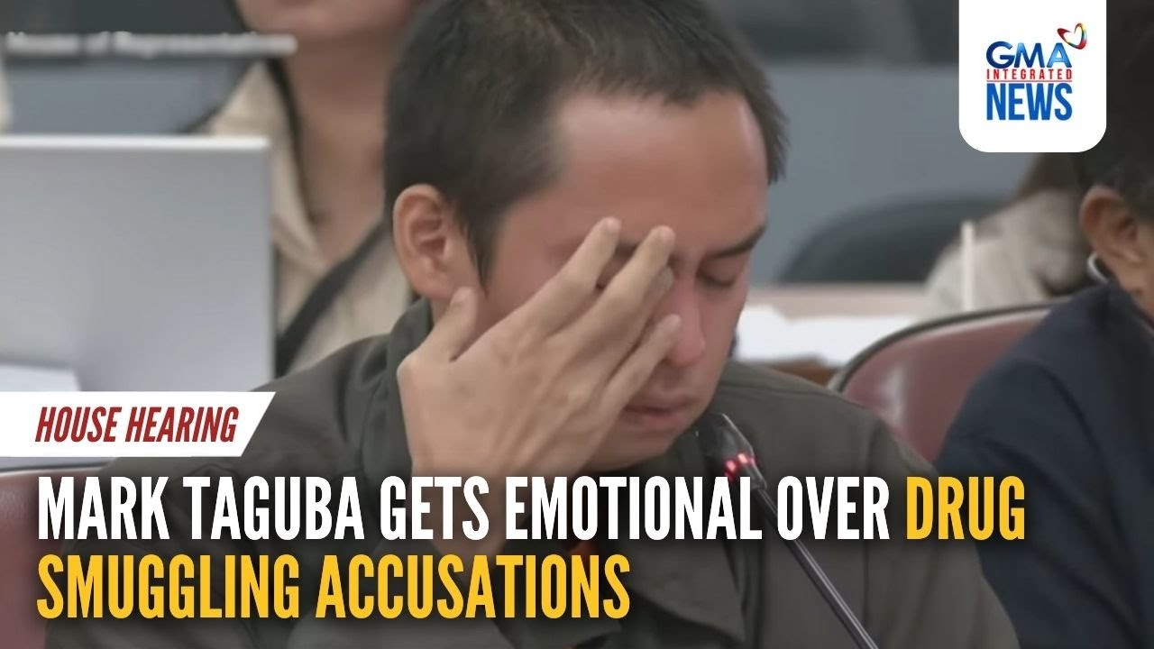 Mark Taguba gets emotional over drug smuggling accusations | GMA Integrated News