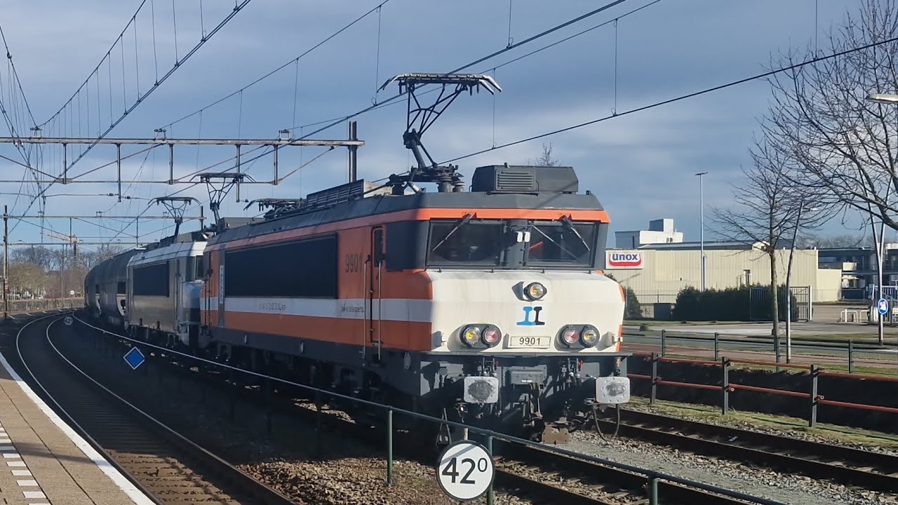 Treinen op station Oss en Oss West