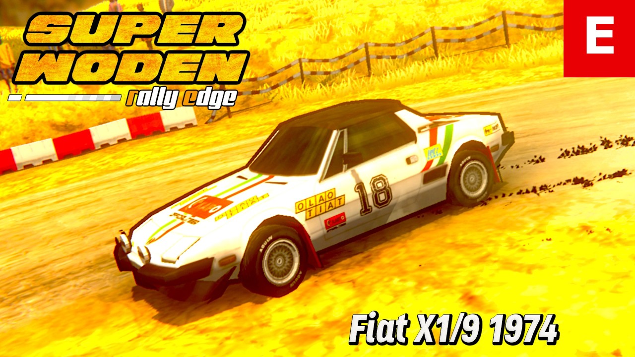 Super Woden Rally Edge – Fiat X1/9 1974 White – Class E – 193 HP
