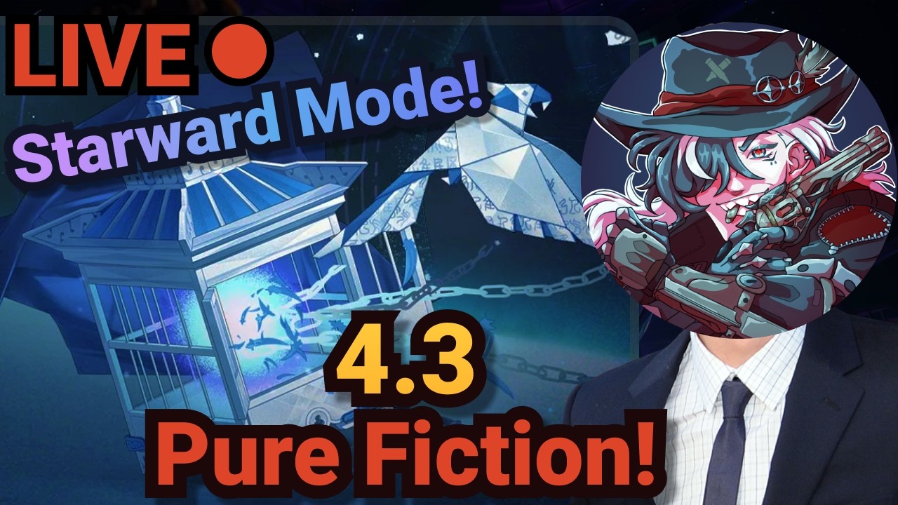 Going For Max Score on FIRST Pure Fiction Starward Mode❗❗(Music on Twitch, link in description)