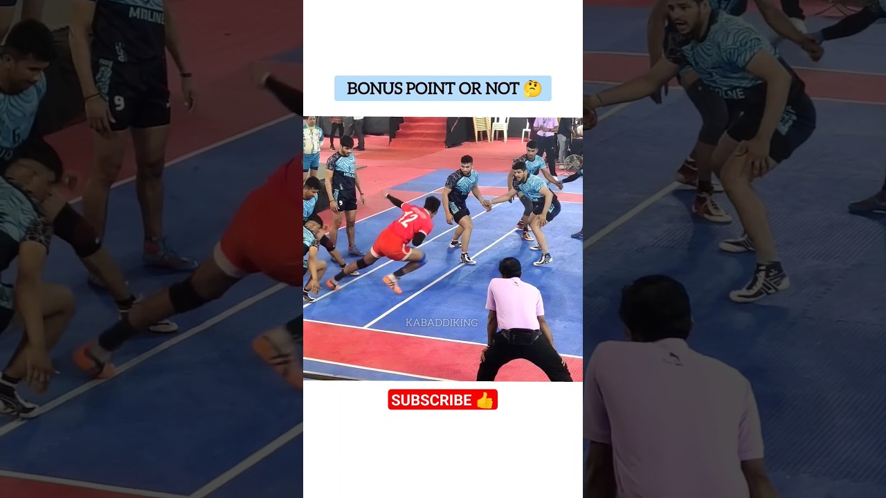 BONUS POINT OR NOT 🤔 #shorts #kabaddi #kabbadi #kabadi