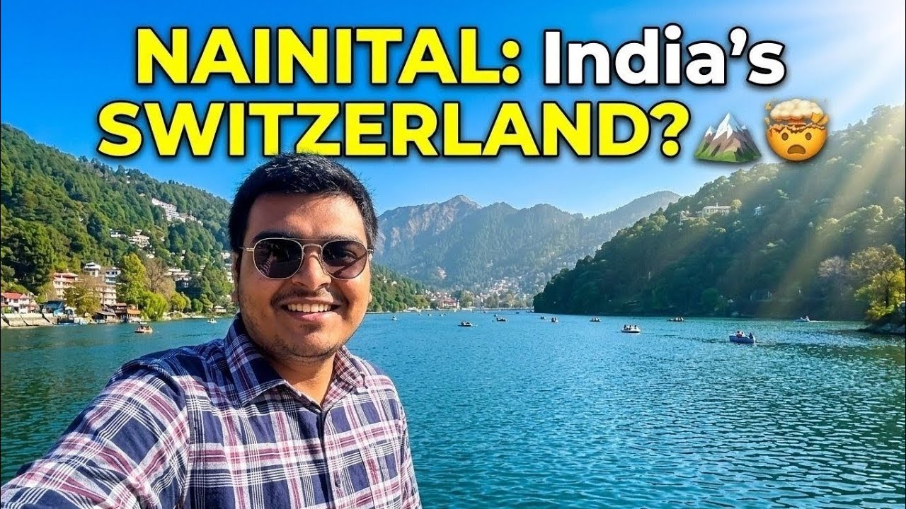 Nainital lake 🏞️😉🚣 India 🇮🇳 Switzerland 🏞️ / Lucky / #dbgvlogs #nainital / @dbgvlogs07 