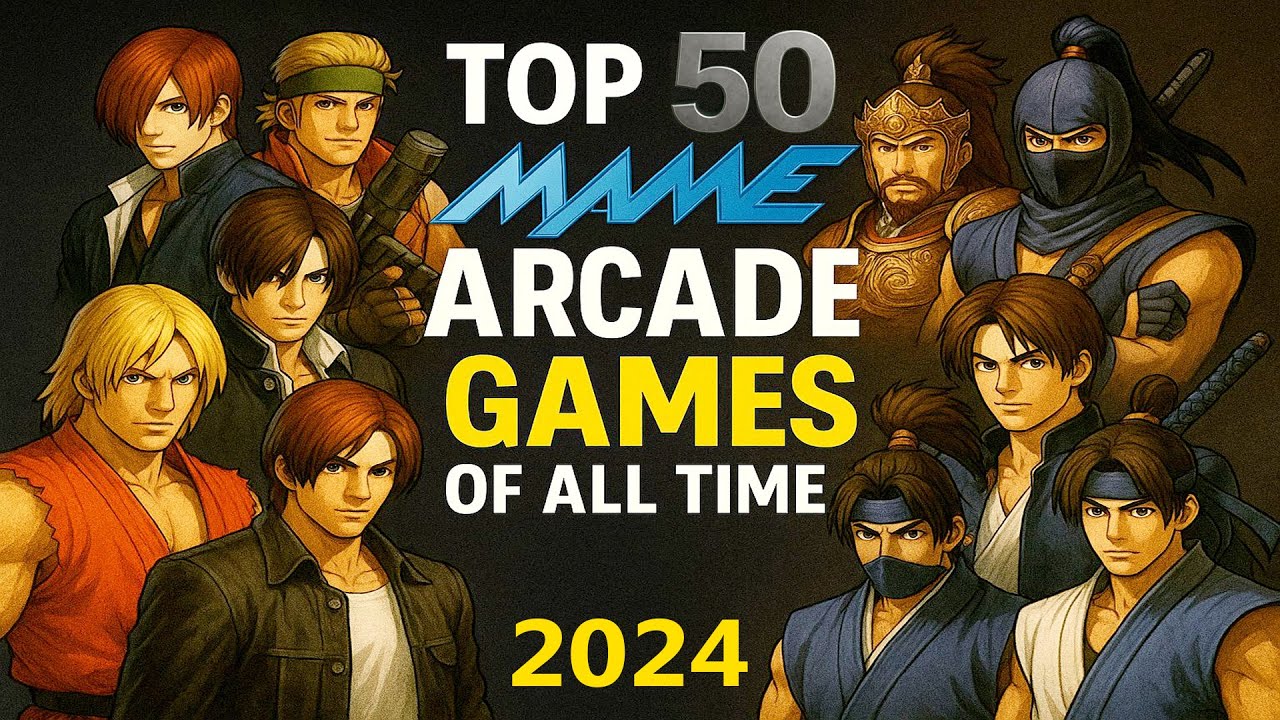 Top 50 Best MAME Arcade Games of All Time | Legendary Arcade Classics