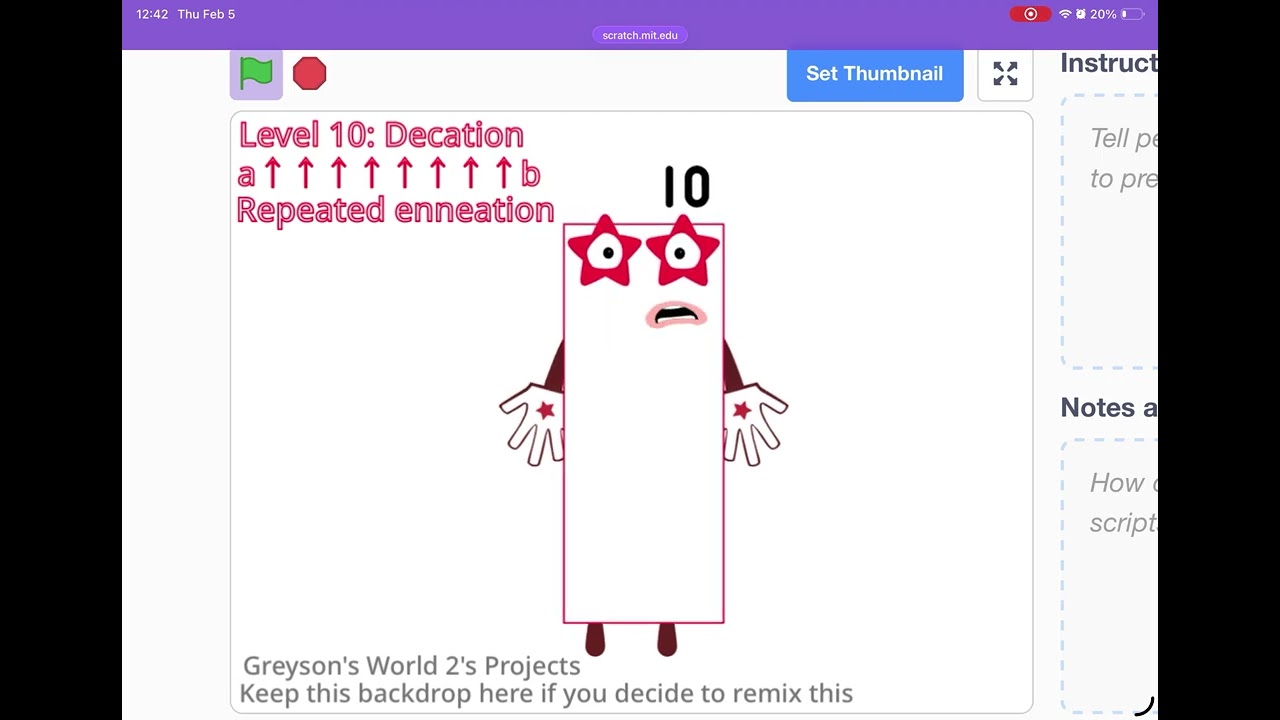 Hyperoperation numberblocks band V2.0