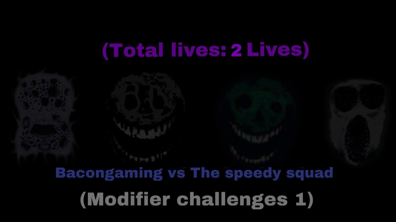 Modifier challenges 1:Doing some speed modifiers(Maximum overdrive edition)