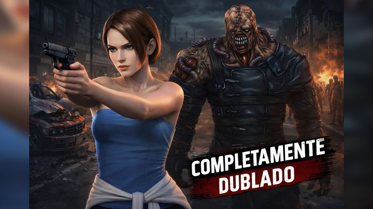 RESIDENT EVIL 3 - PS1 - COMPLETAMENTE DUBLADO EM PORTUGUÊS