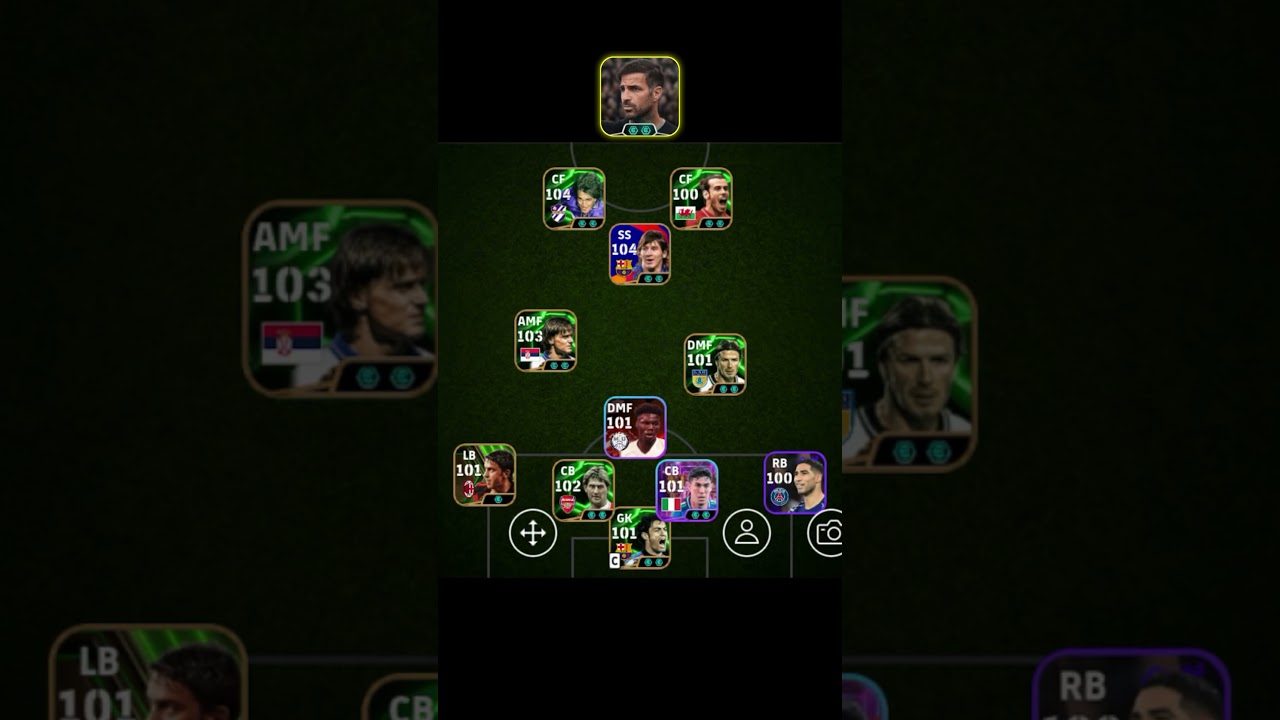100% Best Formation For Cesc Fabregas Manager 🥶😈 #efootball2026 #pes #shorts