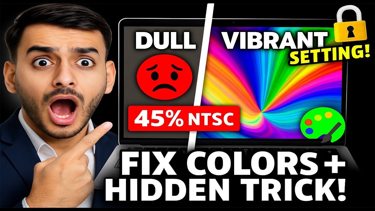 Make Intel Display More Color Accurate 🎨 | Best Color Profile 2025 | NTSC Color Boost